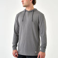 BURLEBO Performance Hoodie - Dark Heather Grey