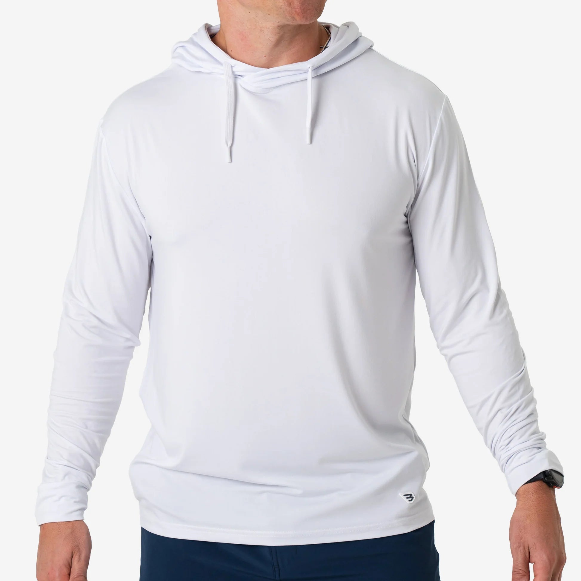 BURLEBO Performance Hoodie - White