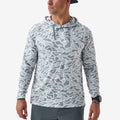 BURLEBO Performance Hoodie - White Camo