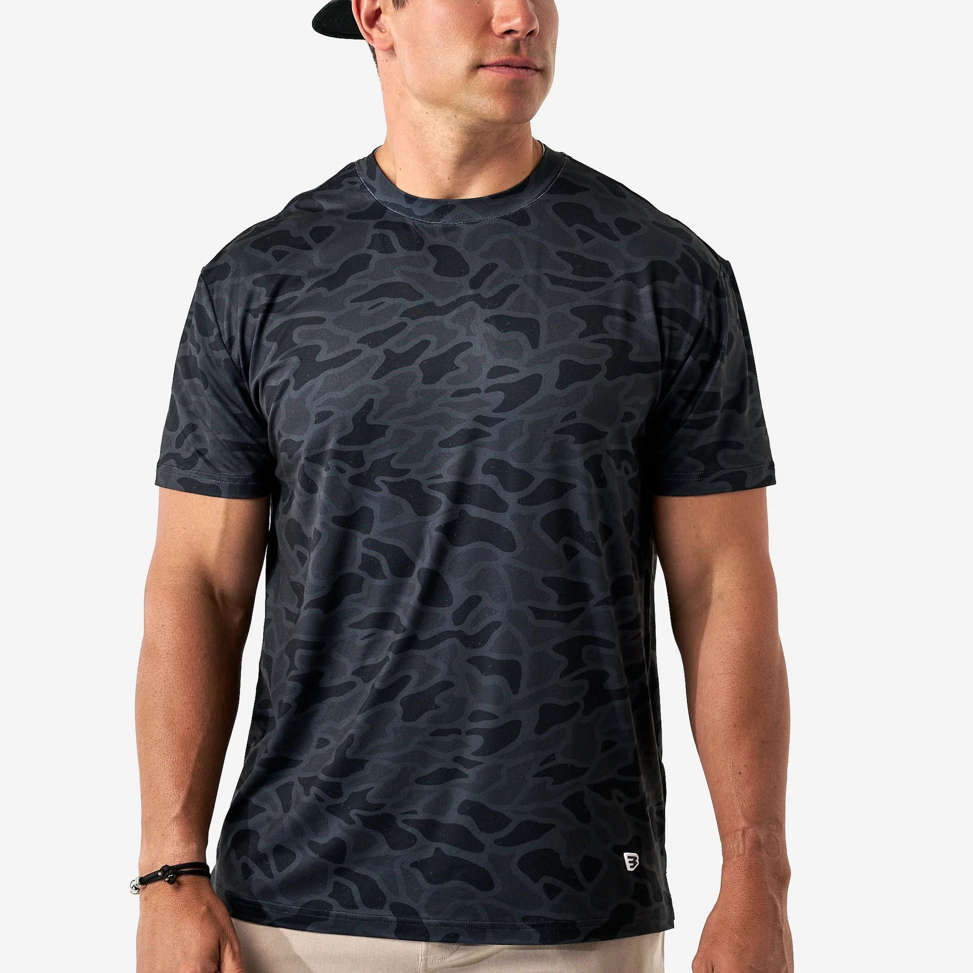 BURLEBO Go To Tee - Black Camo