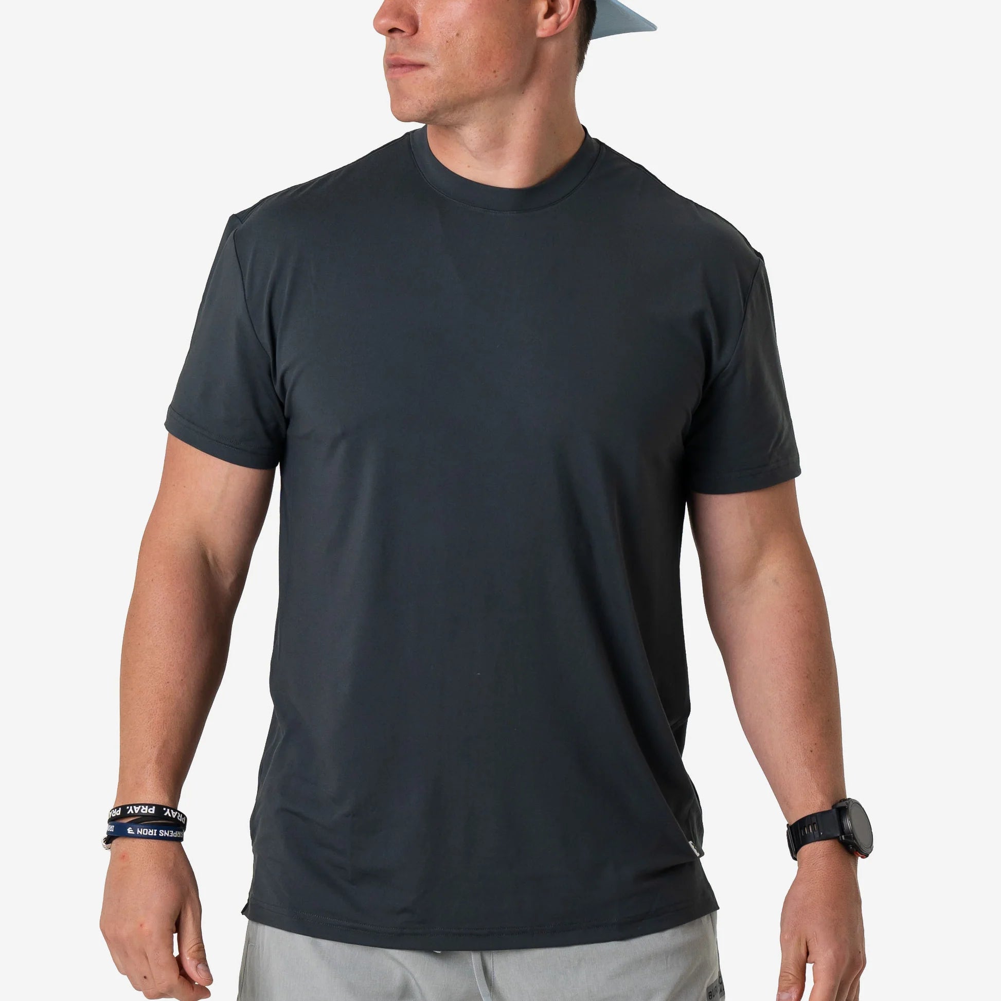 BURLEBO Go To Tee - Gun Metal Grey