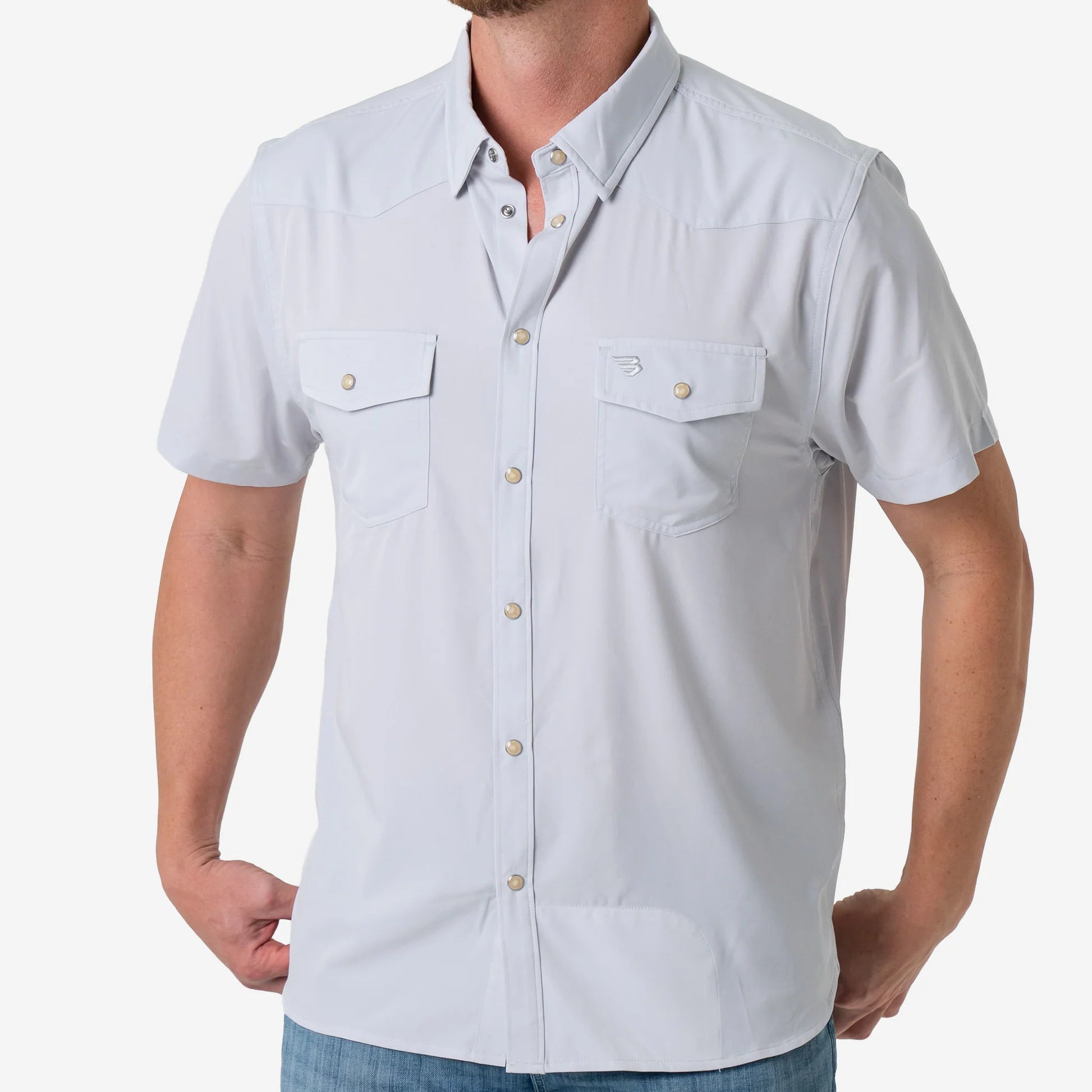 BURLEBO Performance Western - Light Grey