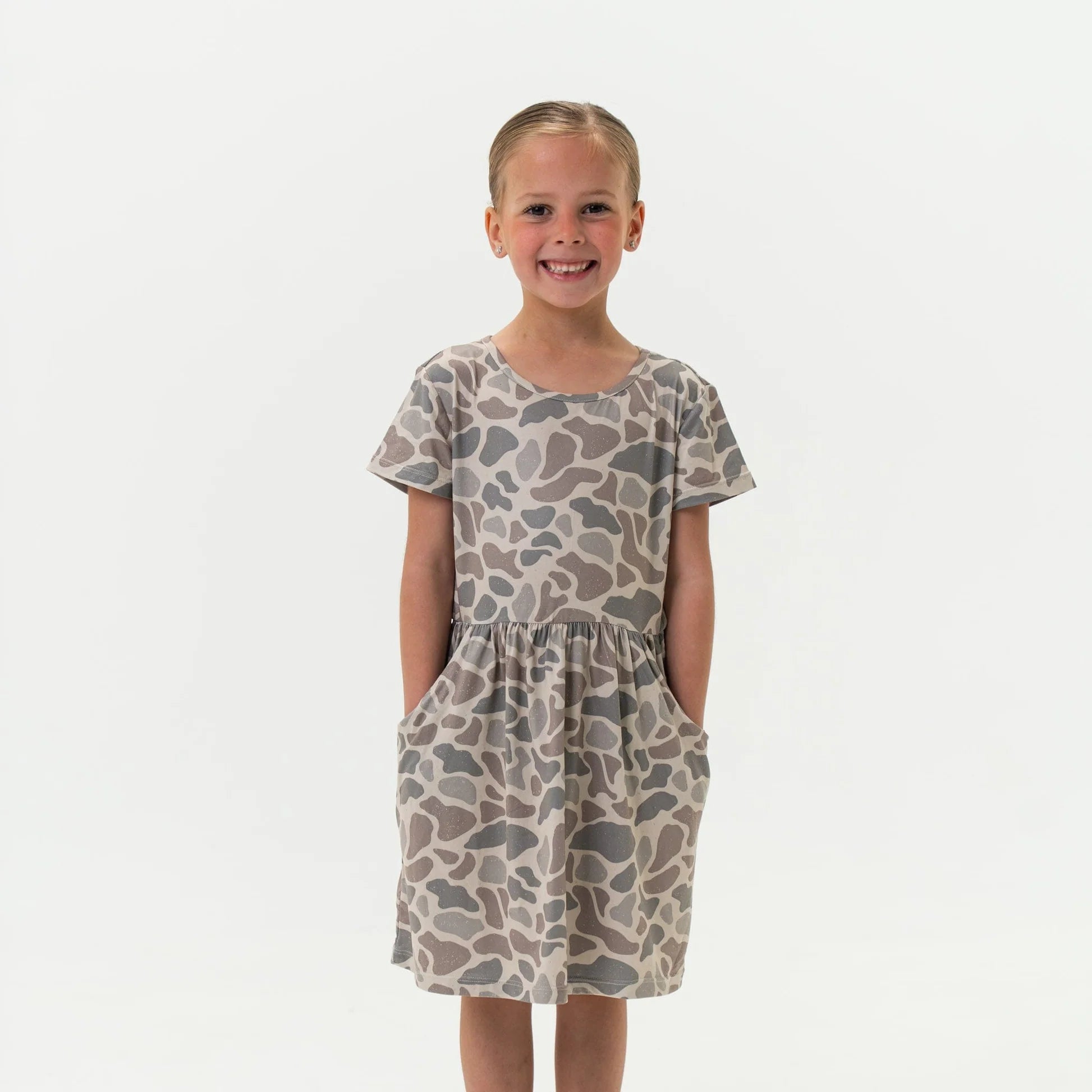 BURLEBO Youth Moxie Dress - Classic Deer Camo