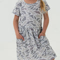 BURLEBO Youth Moxie Dress - White Camo