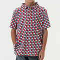 BURLEBO Youth Performance Polo - Texas Flag